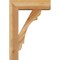 Ekena Millwork Olympic Block Rough Sawn Bracket w/ Offset Brace, Western Red Cedar, 6"W x 18"D x 26"H BKT0604X18X26OLY05RWR - alternate 2